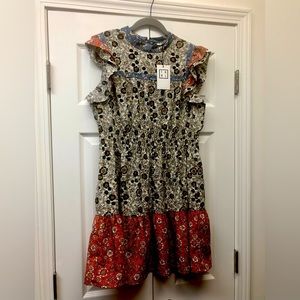 THML floral dress NWT size L